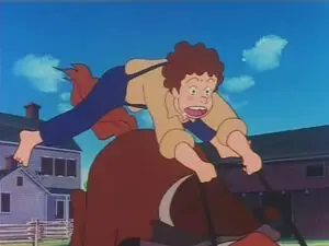 Un cheval blanc