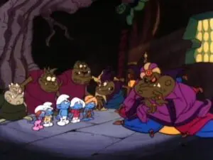 La grande récolte des Schtroumpfs