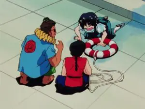 La leçon de natation