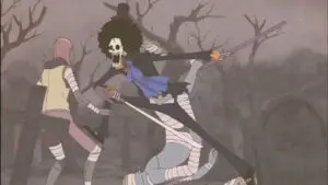Assez de conviction pour supplier pour sa vie ! Brook protège sa coupe afro !