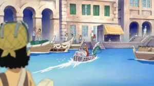 Aventure dans la cité aquatique ! En route pour le chantier naval géant.