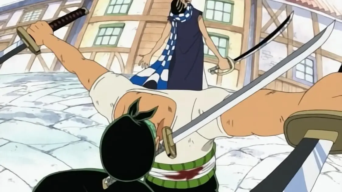Combat acharné : Zoro, le manieur de sabres vs Cabaji, l’acrobate !