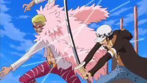 Le choc des Grands Corsaires. Law contre Doflamingo !
