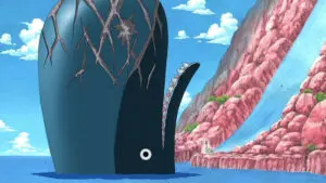 Le premier obstacle ? Laboon, la baleine géante !