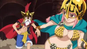 Luffy et la gladiatrice à l’étrange destinée, Rebecca !