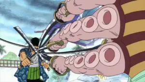 Luffy s’immerge. Zoro vs Octy !