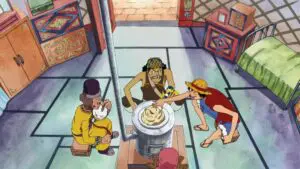 L&rsquo;équipage de Foxy le pirate et le Davy Back Fight !