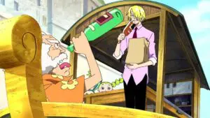 Sanji estomaqué ! Le grand-père mystérieux et sa cuisine succulente !