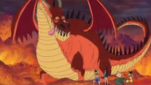 Un combat chaud chaud chaud ! Luffy contre le dragon géant