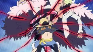 Une Collision de Fluide ! Luffy VS Doflamingo !