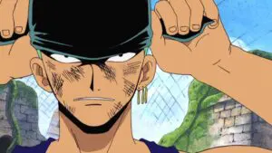 Une lame jaillissante ! Zoro le pirate contre le prélat Om !