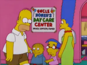 La garderie d&rsquo;Homer