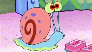 Gary prend un bain