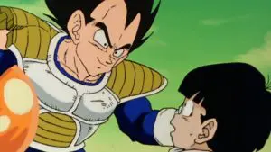 La situation est critique. Gohan, protège la boule à quatre étoiles