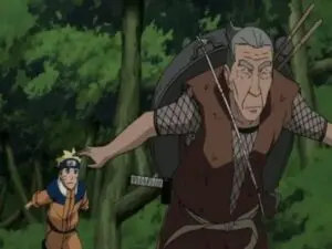 Naruto et le vieux soldat