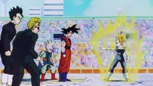 Je suis le plus fort ! Le Combat entre Goku et Vegeta.