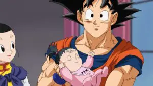 L&rsquo;Énergie de Goku incontrôlable ! Difficile de s&rsquo;occuper de Pan !