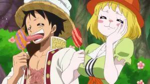 Une forêt sucrée. Luffy contre Luffy !