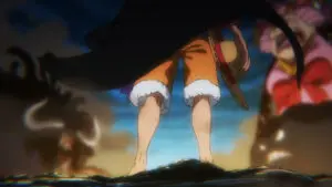 Luffy au chapeau de paille. Le futur Roi des pirates.