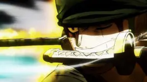 Protéger Luffy. Les techniques au sabre de Zoro et Law !