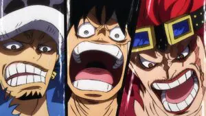 Rideau. Le serment de Luffy et Momonosuké !