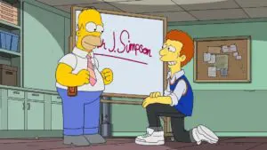 Vise haut ou vise Homer