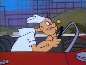 La voiture d’occasion de Popeye