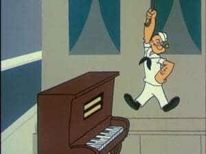 Popeye Déménageur de Piano