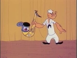 Popeye, il connaît la musique, lui !