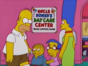 La garderie d’Homer