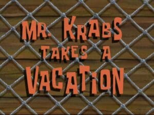 M. Krabs part en vacances